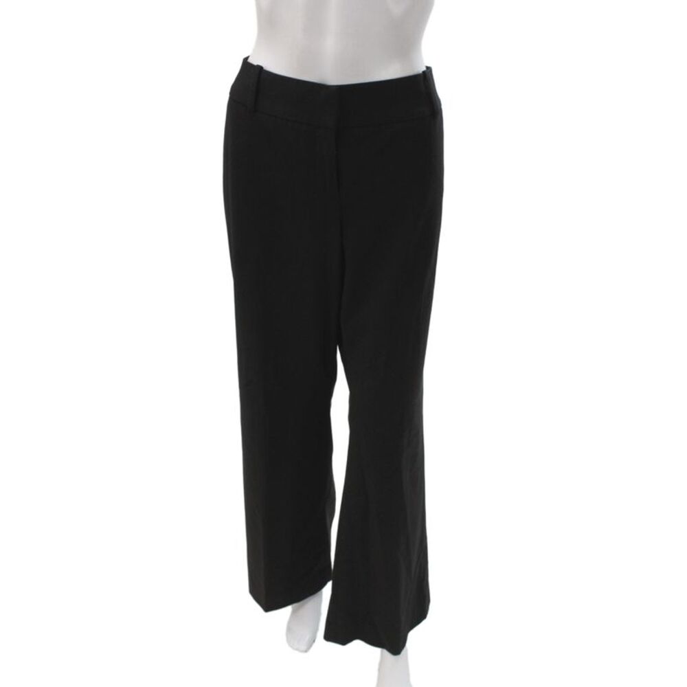 Halogen Womens Dress Pants Black Button 32 Inseam Size 12